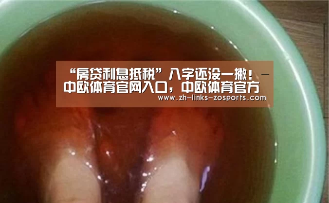 “房贷利息抵税”八字还没一撇!-中欧体育官网入口,中欧体育官方下载,中欧体育平台(图1) 中欧体育官网入口,中欧体育官方下载,中欧体育平台